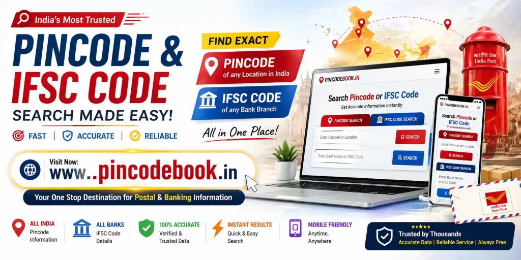 pincode and ifsccode directory