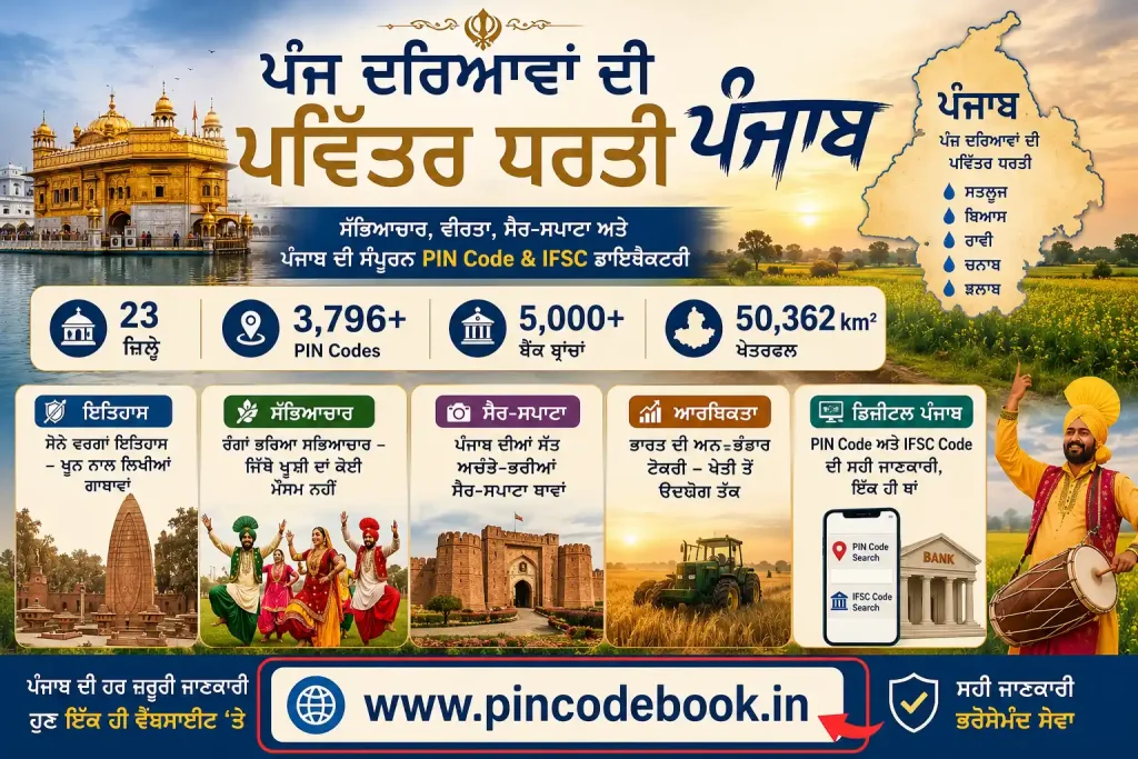 ਪੰਜ ਦਰਿਆਵਾਂ ਦੀ ਪਵਿੱਤਰ ਧਰਤੀ Punjab